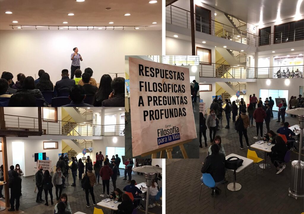 Palestra intitulada "Respostas filosóficas a questões profundas" (Lima, Peru)