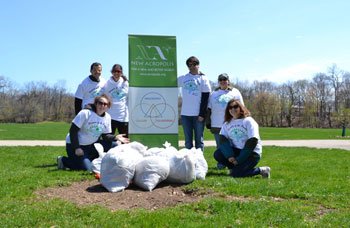 Dia da Terra: Caldwell Forest Cleanup em Chicago (EUA)