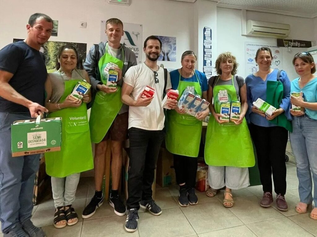 Don au Garde-Manger Solidaire de La Concordia (Valence, Espagne)