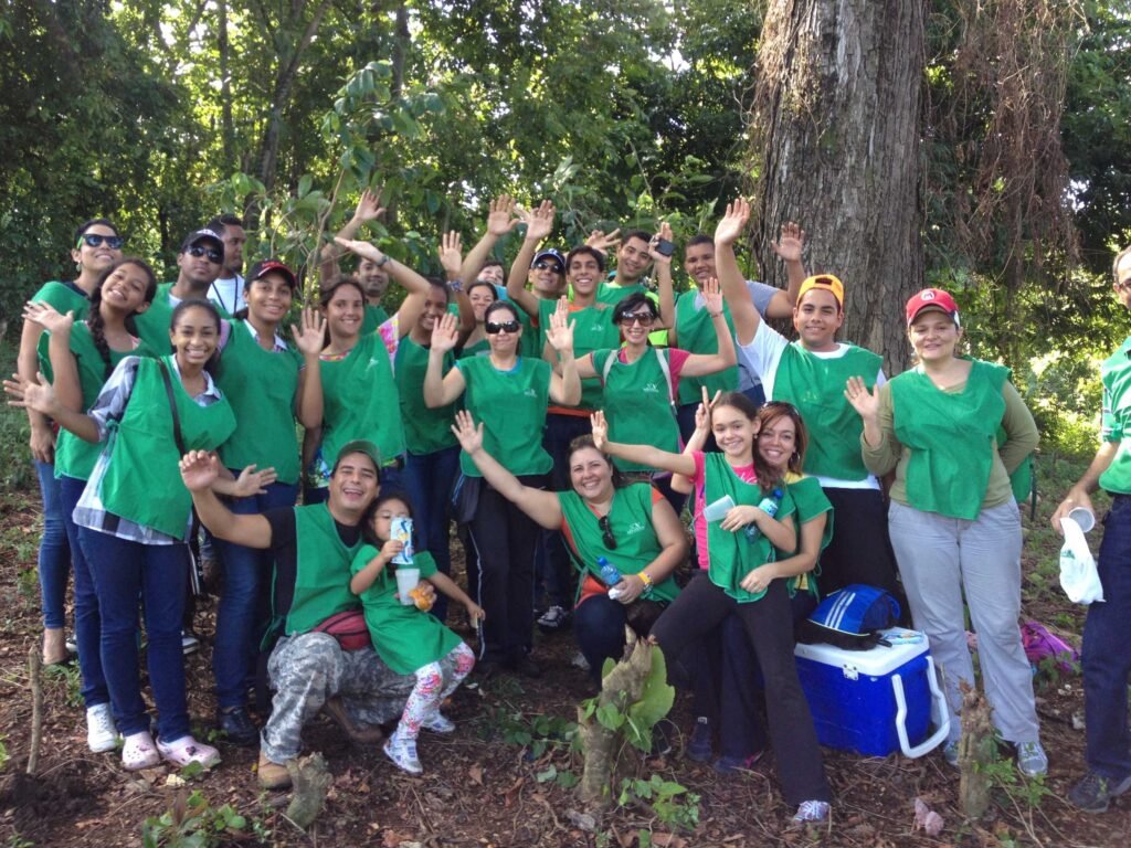 Reforestation campaign in the Dominican Republic