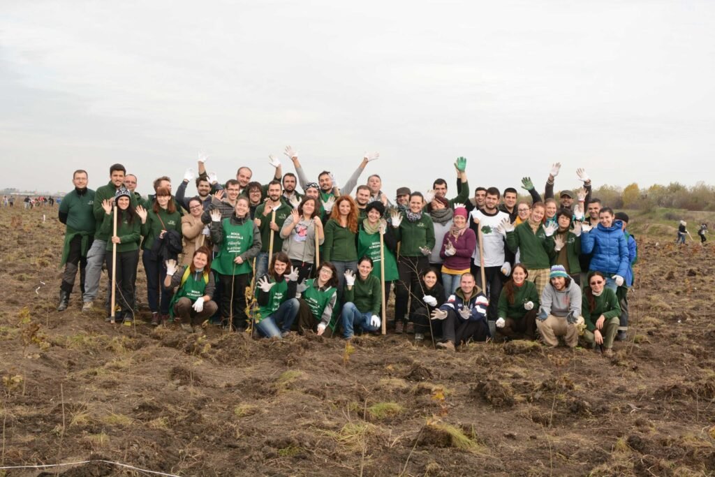 Action écologique volontaire en Roumanie